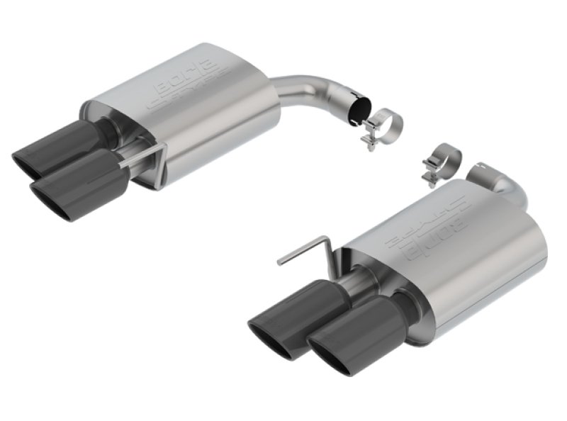 Borla Mustang GT S-Type Axle-Back Exhaust – Black Chrome Tips (2018-2023)
