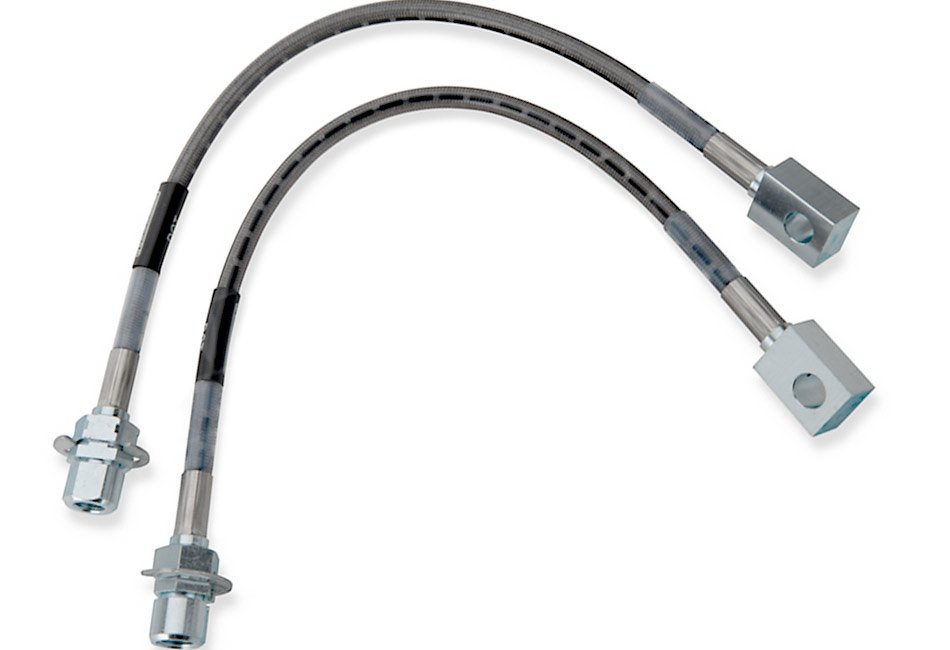 Russell Mustang GT/V6 Stainless Braided Brake Lines – Front (1994-1998)
