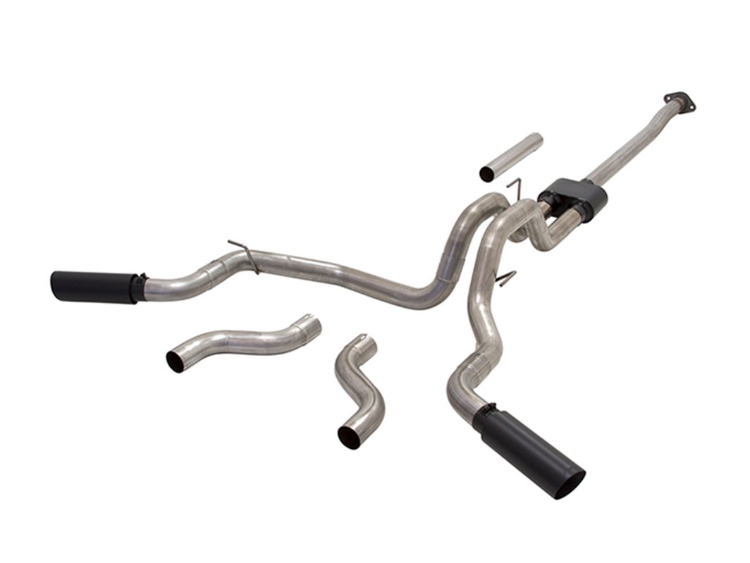 Flowmaster F-150 Outlaw Cat-back Exhaust System w/ Black Tips – 3.5L EcoBoost / 5.0L (2015-2023)