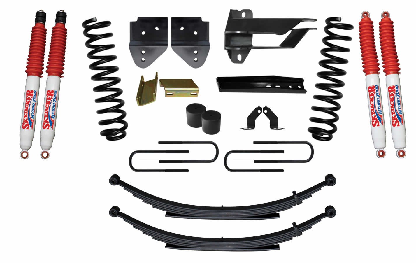 Skyjacker F-250/F-350 4wd w/ Diesel Engine 4″ Suspension Lift Kit w/ Hydro 7000 Series Shocks (2017-2020)