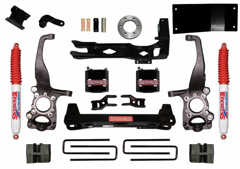 Skyjacker F-150 4WD 6″ Spacer Lift w/ Nitro Shocks (2015-2018)