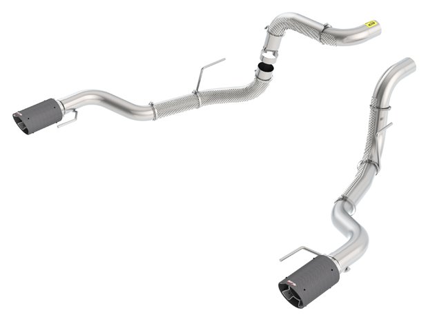 Borla Raptor 3.5L EcoBoost Exhaust Tailpipe Assembly w/ Carbon Fiber Tips (2017-2020)