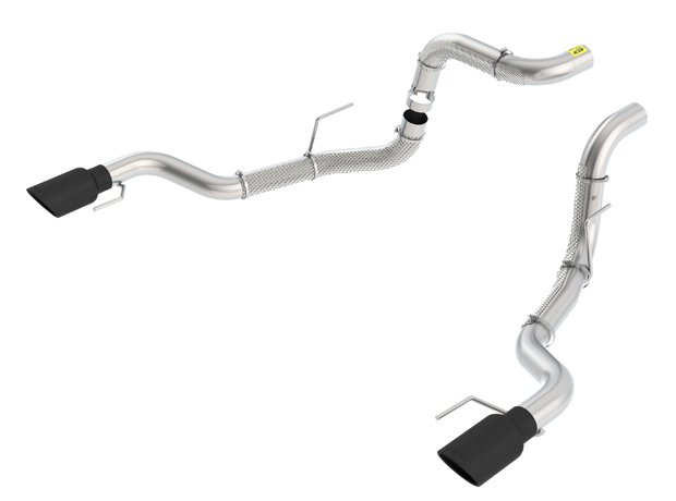 Borla Raptor 3.5L EcoBoost Exhaust Tailpipe Assembly w/ Black Chrome Tips (2017-2020)