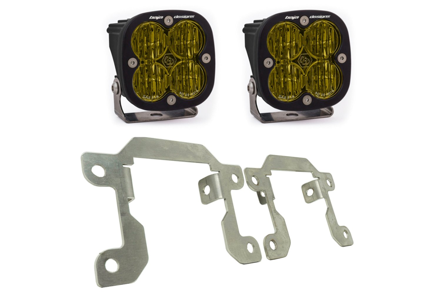 Baja Designs Bronco/Ranger SAE Amber Fog Light Kit (2019-2023)