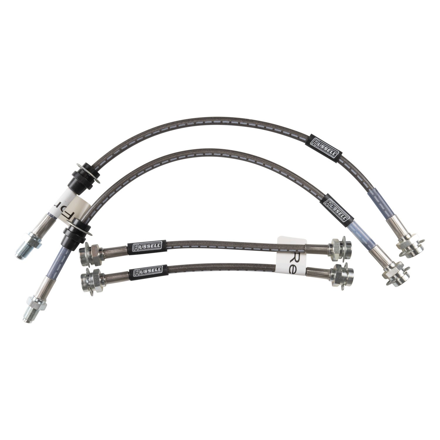 Russell Focus Braided Steel Brake Lines w/ Drum Brakes (2000-2006)