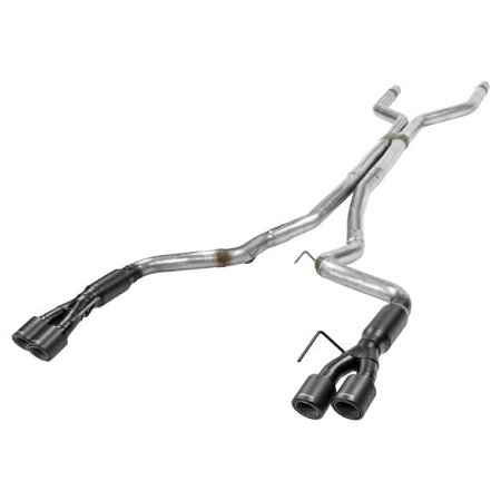 Flowmaster Mustang GT 5.0L 409S SS Outlaw Cat-Back Exhaust System w/ Quad Carbon Fiber Tips (2018-2023)