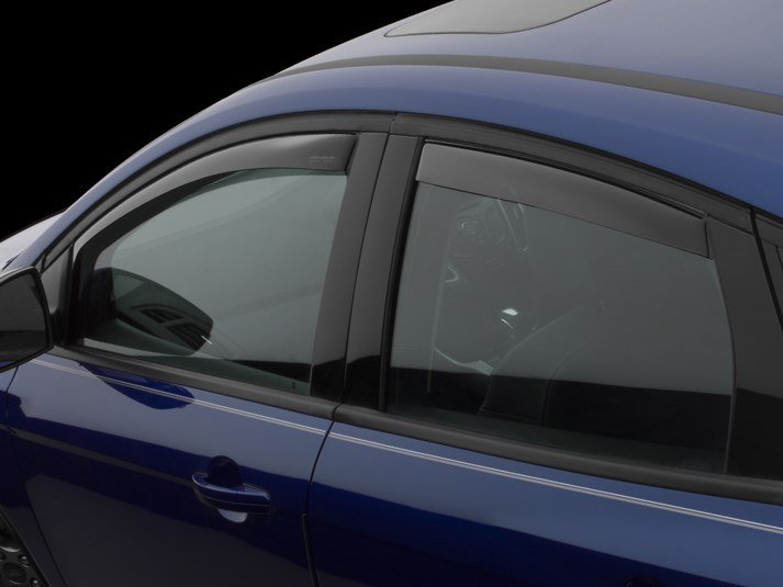 WeatherTech Focus Front and Rear Window Deflectors Dark Smoke (2012-2019)
