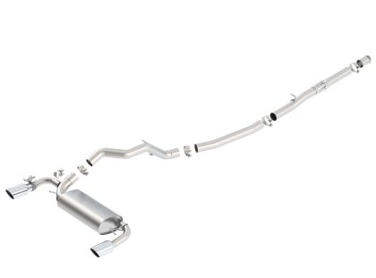 Borla Focus RS ATAK Round-Cut Tips Split Exit Cat-Back Exhaust System (2016-2018)