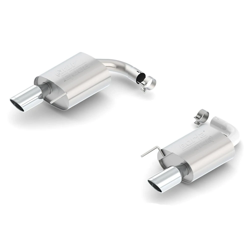 Borla Mustang GT Single Split 2.5″ ATAK Axle-Back Exhaust w/ Chrome Tips (2015-2017)