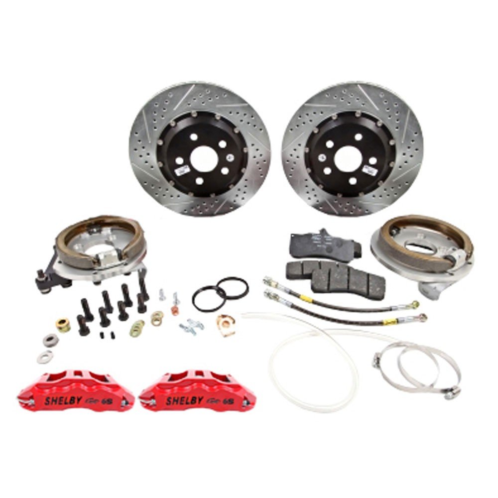 Baer Mustang Extreme Plus Rear Brake Kit – 6 piston red